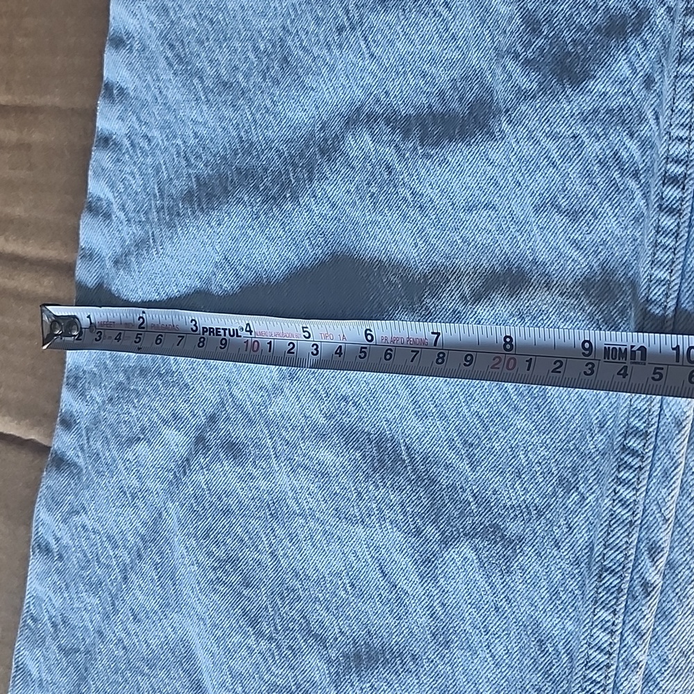 Abercrombie & Fitch The 90' Relaxed Jeans Light Blue Denim High Rise - Picture 10 of 10